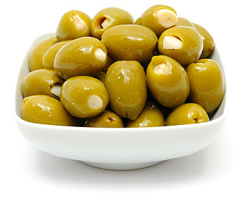 Olives Stuffed with Garlic